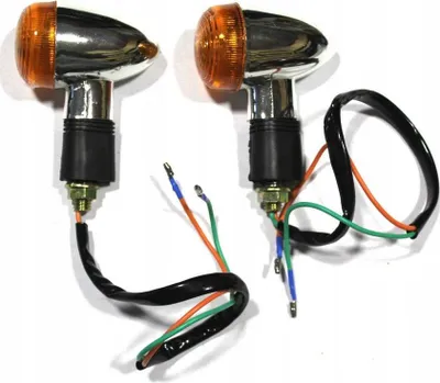 Zdjęcie produktu dla Kierunkowskaz łezka 12v chrom chopper bobber cafe Migacze kierunkowskazy!