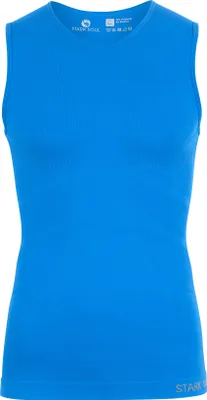 Produktbild von Tanktop Unterzieh-Shirts Ärmellos Seamless - WARM UP -, Herren Sport Shirts – Blau – Gr.: L/XL