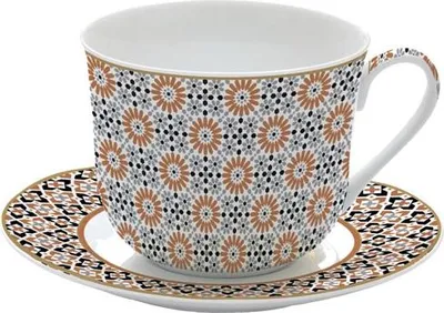 Image de Coffret Tasse Déjeuner Geo Ethnic Design Géométrique Ethnique élégant - Easy Life