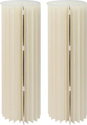 Immagine prodotto di Supporto per piante Papp - Set da 2 colonne - Altezza 100 cm, pieghevole - Con pannelli in PVC - Capacità di carico di 50 kg per supporto - Decorazione per matrimoni e feste