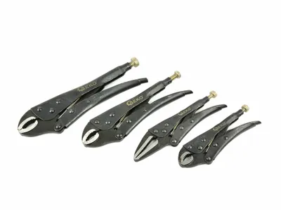 Immagine prodotto di GEKO Set di pinze di serraggio 4 pezzi, 125-250 mm, Q235 G10222
