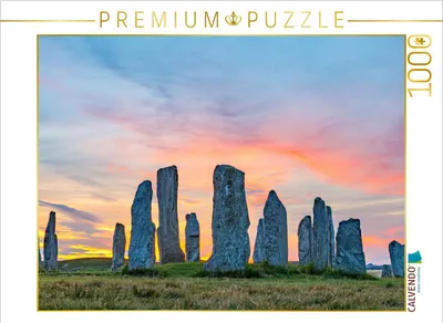 Image de CALVENDO Puzzle, Les pierres de Callanish, île de Lewis, Hébrides extérieures, Écosse | 1000 pièces. Dimensions du puzzle : 64 x 48 cm. Puzzle photo pour des moments de détente