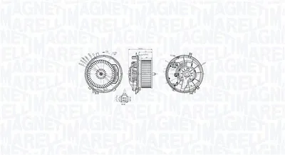 Produktbild von MAGNETI MARELLI 069412769010 Gebläsemotor Innenraumgebläse für VW Golf VII Schrägheck (5G1, BQ1, BE1, BE2) Passat Variant (3G5, CB5) Golf VII Variant
