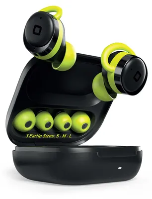 Produktbild von SBS Kabellose Sport-Ohrhörer mit Ohrbügel und Ladecase für 20 Stunden, IPX4, Touch-Bedienung und Sprachassistent