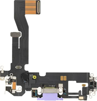 Produktbild von Ersatzteil Ladebuchse, Lightning Stecker für Apple iPhone 12 / 12 Pro – Violett