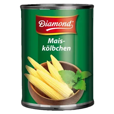 Produktbild von Mini Mais-Kolbchen Maiskolben 425g - Diamant