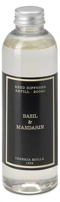 Produktbild von Cereria Molla 1899 Reed Diffuser Refill 200ml Basil & Mandarin