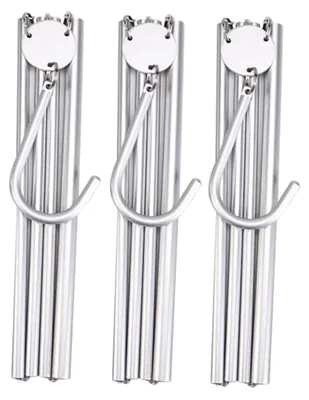 Produktbild von Faltbare Reise-Kleiderbügel, 3 Stück aus Aluminium für platzsparende und knitterfreie Aufbewahrung