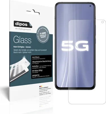 Produktbild von 2x Schutzfolie für Vivo iQOO 3 5G matt - Anti-Shock 9H Folie dipos Glass Kunststoffglas