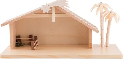Produktbild von Krippenhaus klein (15cm) von ULMIK