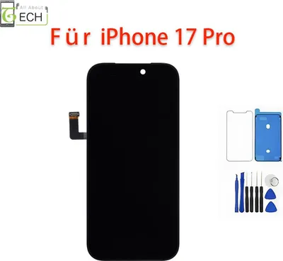 Produktbild von LCD für iPhone 17 Pro Soft OLED Display Retina Touchscreen Schutzglas