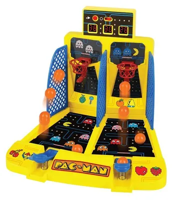 Zdjęcie produktu dla Merchant Ambassador Pac-Man – elektroniczna gra zręcznościowa w koszykówkę, 9 x 16 x 20,5 cm