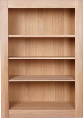 Produktbild von Regal Wooden Nature 109 Eiche massiv geölt - 108 x 150 x 45 cm (B x H x T)