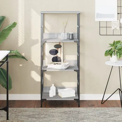 Produktbild von Möbel Bücherregal Grau Sonoma 50x33x117,5 cm Holzwerkstoff - Bücherregale &29903