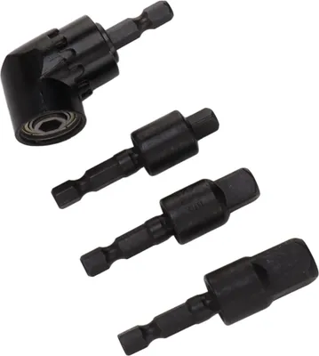 Image de Adaptateur de socle avec tige rotative à 360 degrés -Hex - Installations de forage 105 Embout de tournevis angulaire