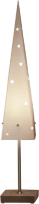 Produktbild von Best Season Standleuchte Cone "Top" ca. 60 x 10 cm, Holz/Papier, Farbe creme, 237-11