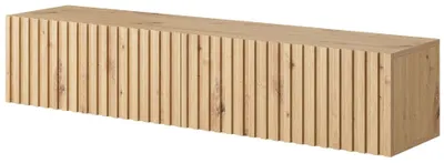 Image de Selsey TV-Lowboard Telire chêne Wotan façade à lamelles largeur 140 cm