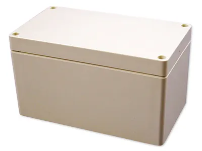 Zdjęcie produktu dla Obudowa uniwersalna HAMMOND, 1554K2GY, poliwęglan, szara/szara, IP68, 160 x 90 x 90 mm