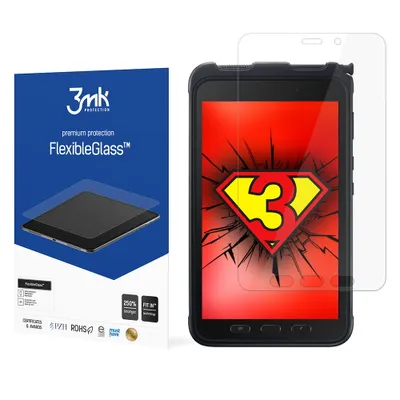 Produktbild von 3mk Display Hybridglas FlexibleGlass für Samsung Galaxy Tab Active 3 0,3mm 7H