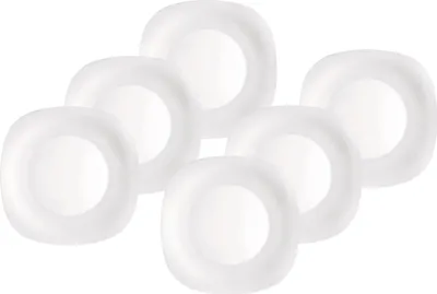 Produktbild von Parma weiß 6 Dessertteller 20cm Opalglas