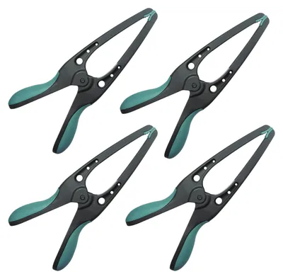 Produktbild von wolfcraft Set Spitzfederzwingen MT 70 4tlg. I 8643000 I Universelle Spannzwingen