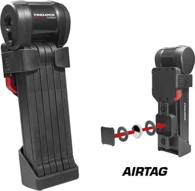 Imagen del producto de Candado plegable Trelock FS 580 Toro X-Press para AirTag, color , 90 cm