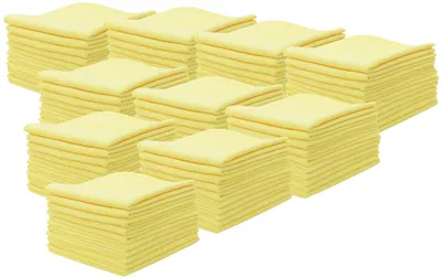 Produktbild von 10x 10er Set Mikrofasertuch, 40x40 cm, gelb