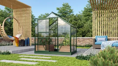 Obrázok produktu pre Skleník Vitavia Venus 2500 sklenený 3 mm 195x131 cm zelený