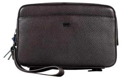 Immagine prodotto di Borsa a mano NOVARA, modello clutch, marrone, da uomo - in pelle