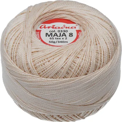 Obrázek produktu pro Háčkovací příze Maja 8 50 g - 0330
