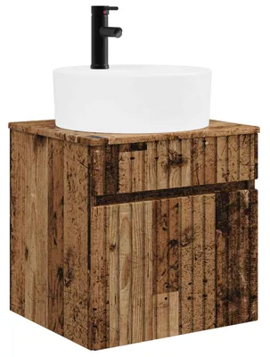 Immagine prodotto di Mobile lavabo da parete Legno antico 49 x 44,5 x 65 cm