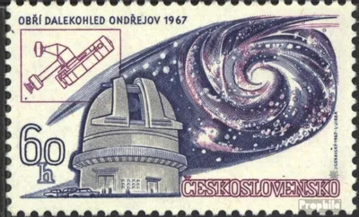 Produktbild von Briefmarken Tschechoslowakei 1967 Mi 1720 (kompl.Ausg.) postfrisch Astronomie