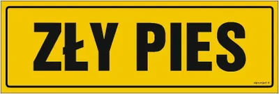 Zdjęcie produktu dla NC005 Zły pies 5904937402102 NC005_450x150_PN