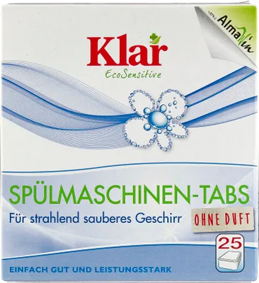 Produktbild von Klar - Spülmaschinen Tabs 25 Stück