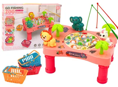 Immagine prodotto di Gioco di abilità "Pesca dei pesciolini" - Tavolino rosa