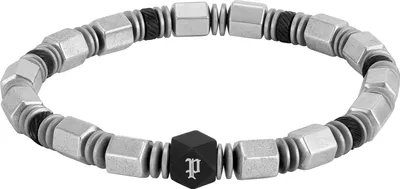 Immagine prodotto di Police PEAGB0083402 Bracciale da uomo Hexchain in acciaio inossidabile/nero