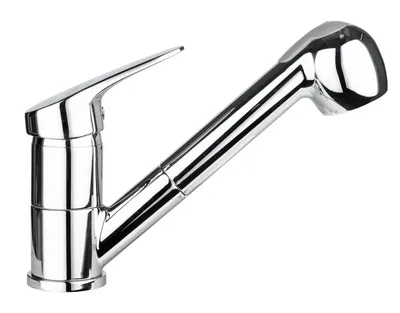 Produktbild von Küchenarmatur ausziehbar Brause Wasserhahn Küche Spültisch Einhebelmischer 360°