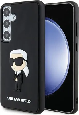 Zdjęcie produktu dla Etui Karl Lagerfeld 3D Rubber Ikonik Na Samsung Galaxy S24 - Czarne