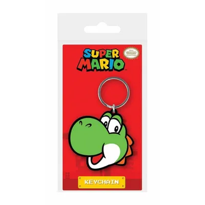 Image de Breloczek rubberowy Yoshi 6 cm - oficjalna licencja Super Mario