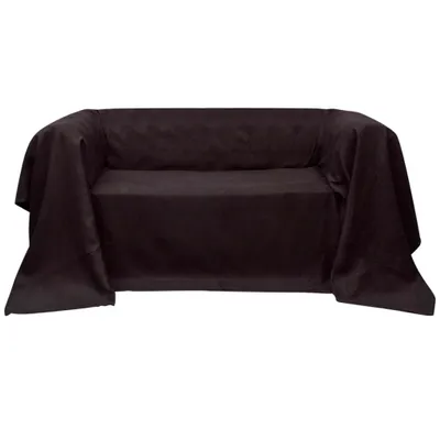 Immagine prodotto di VIDAXL Divano Deckung 270x350 cm Microsuede Braun