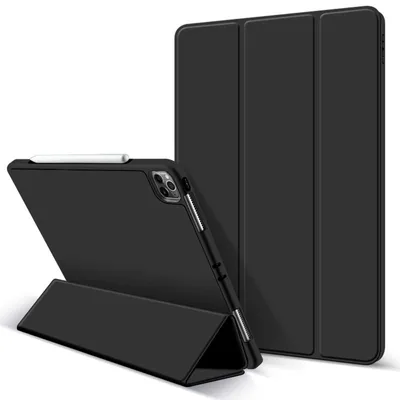 Immagine prodotto di Smart Cover per Apple iPad Air 4 2020/2022 (4a generazione) Ipad Pro 11 2020 (4a generazione) Custodia protettiva Cover Stand Case Nero
