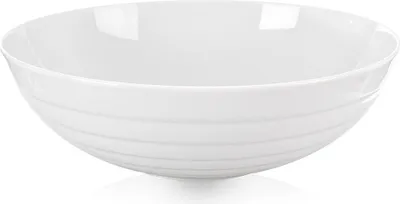 Produktbild von Orion | Salatschüssel - 26 cm - 2,5 L - Weiß - Aus Porzellan - Spülmaschinen- und Mikrowellenfest - Schüssel für die Küche