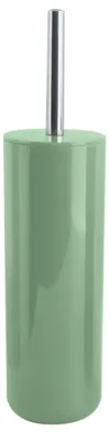 Image de Brosse WC MSV avec support - plastique - verte - 38 cm
