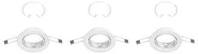 Produktbild von LED Einbauleuchte Einbauspot 3er Set GU10 schwenkbar IP23 Ø8,6cm Weiß Briloner