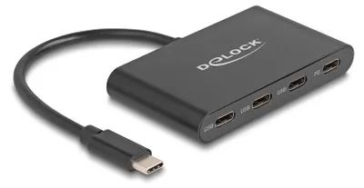 Zdjęcie produktu dla DELOCK USB 3.2 Gen 1 USB Type-C Hub mit 3x USB Type-C Buchse