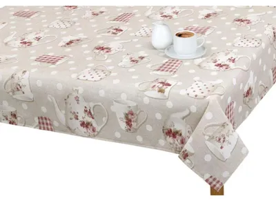 Zdjęcie produktu dla Obrus EMA - 70 x 70 cm - czerwony, beżowy