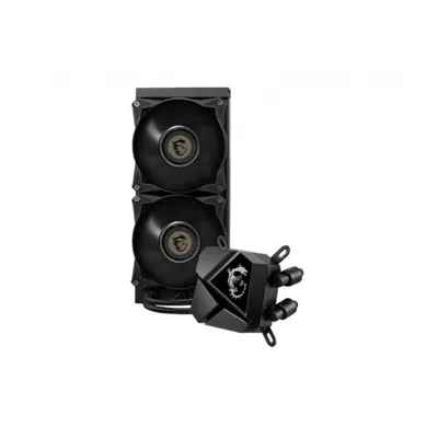 Produktbild von MSI MAGCORELIQUID P240, All-in-One-Flüssigkeitskühler, 12 cm, 500 RPM, 2000 RPM, Schwarz