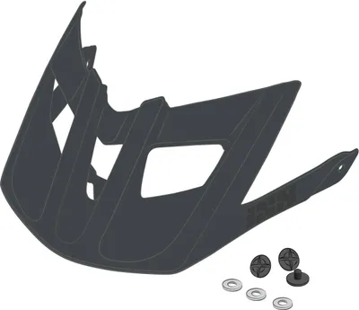 Produktbild von iXS Helmschirm für Trail RS Evo , Graphite - Grau, XS
