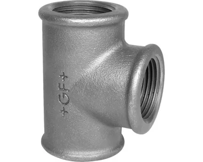 Productafbeelding van Georg Fischer T-stuk, figuur 130, 6/4 inch, verzinkt, 1 stuk.
