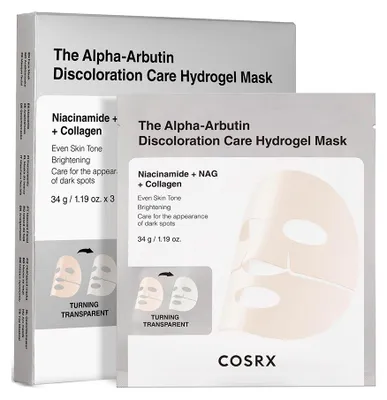Produktbild von COSRX The Alpha Arbutin Discoloration Hydrogel Mask 3uni